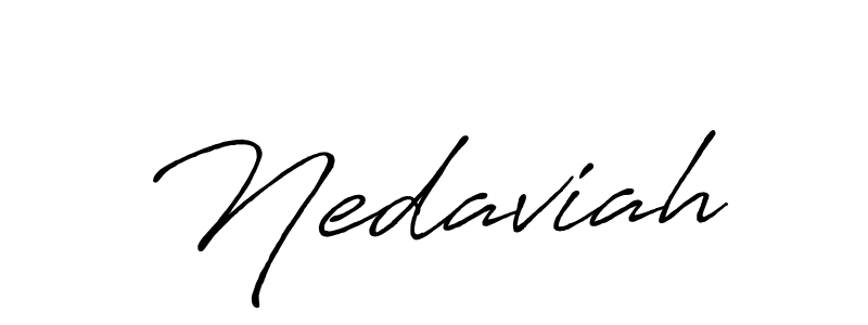 Once you've used our free online signature maker to create your best signature Antro_Vectra_Bolder style, it's time to enjoy all of the benefits that Nedaviah name signing documents. Nedaviah signature style 7 images and pictures png