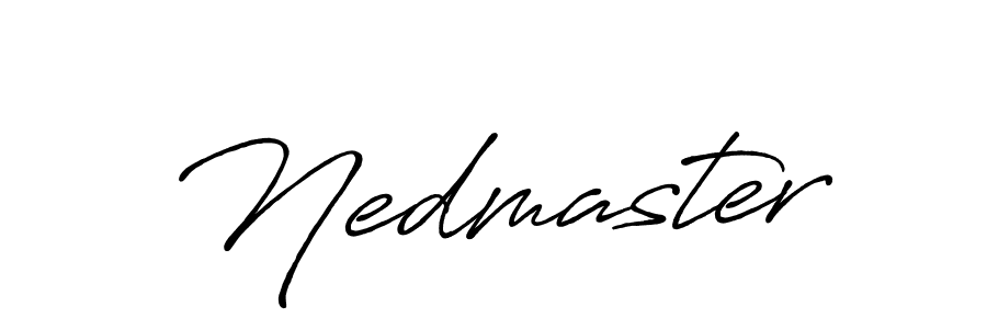 You should practise on your own different ways (Antro_Vectra_Bolder) to write your name (Nedmaster) in signature. don't let someone else do it for you. Nedmaster signature style 7 images and pictures png