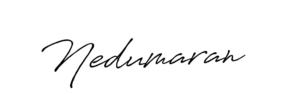 Make a beautiful signature design for name Nedumaran. With this signature (Antro_Vectra_Bolder) style, you can create a handwritten signature for free. Nedumaran signature style 7 images and pictures png