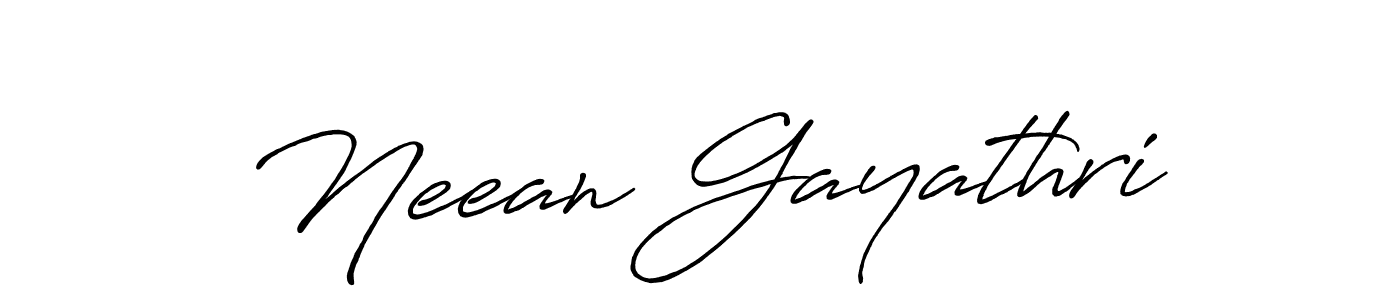 if you are searching for the best signature style for your name Neean Gayathri. so please give up your signature search. here we have designed multiple signature styles  using Antro_Vectra_Bolder. Neean Gayathri signature style 7 images and pictures png
