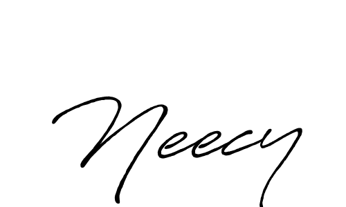 Also we have Neecy name is the best signature style. Create professional handwritten signature collection using Antro_Vectra_Bolder autograph style. Neecy signature style 7 images and pictures png