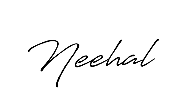 Also we have Neehal name is the best signature style. Create professional handwritten signature collection using Antro_Vectra_Bolder autograph style. Neehal signature style 7 images and pictures png