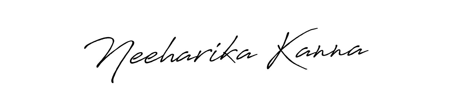 You can use this online signature creator to create a handwritten signature for the name Neeharika Kanna. This is the best online autograph maker. Neeharika Kanna signature style 7 images and pictures png