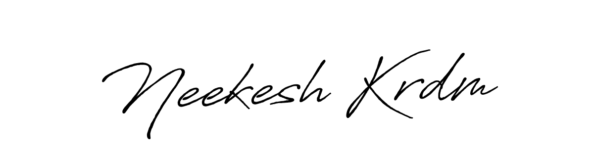 The best way (Antro_Vectra_Bolder) to make a short signature is to pick only two or three words in your name. The name Neekesh Krdm include a total of six letters. For converting this name. Neekesh Krdm signature style 7 images and pictures png