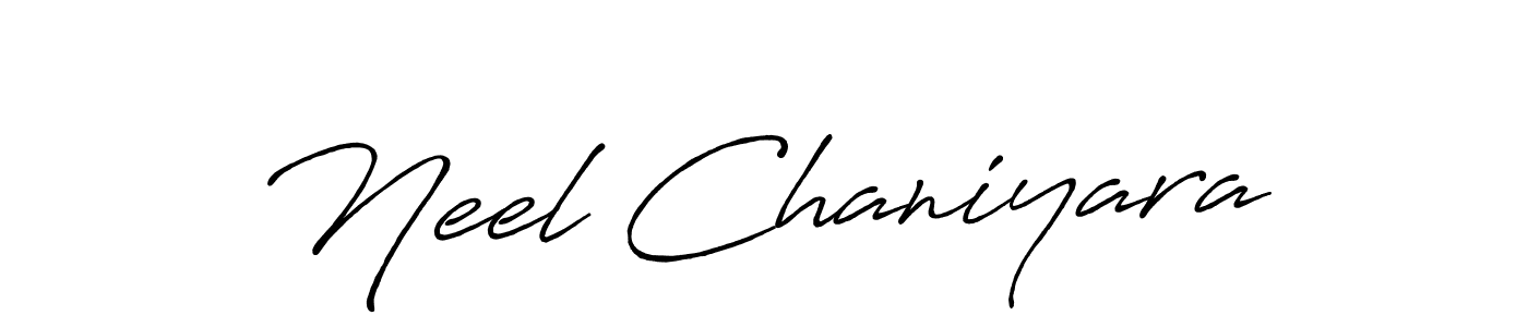 It looks lik you need a new signature style for name Neel Chaniyara. Design unique handwritten (Antro_Vectra_Bolder) signature with our free signature maker in just a few clicks. Neel Chaniyara signature style 7 images and pictures png
