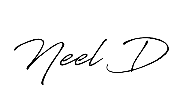 Make a beautiful signature design for name Neel D. Use this online signature maker to create a handwritten signature for free. Neel D signature style 7 images and pictures png