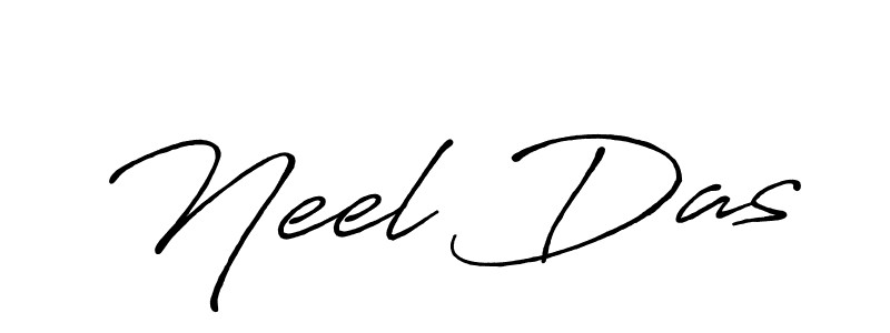How to make Neel Das name signature. Use Antro_Vectra_Bolder style for creating short signs online. This is the latest handwritten sign. Neel Das signature style 7 images and pictures png