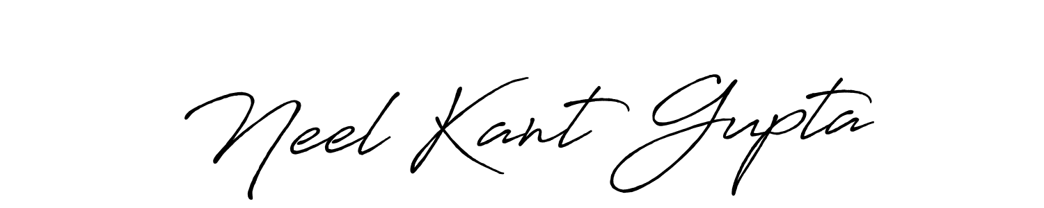 Design your own signature with our free online signature maker. With this signature software, you can create a handwritten (Antro_Vectra_Bolder) signature for name Neel Kant Gupta. Neel Kant Gupta signature style 7 images and pictures png