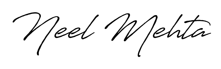 Elevate your brand with a stunning Neel Mehta eSignature. The Antro_Vectra_Bolder style provides a balanced, flowing aesthetic for everyday signing. Neel Mehta signature style 7 images and pictures png