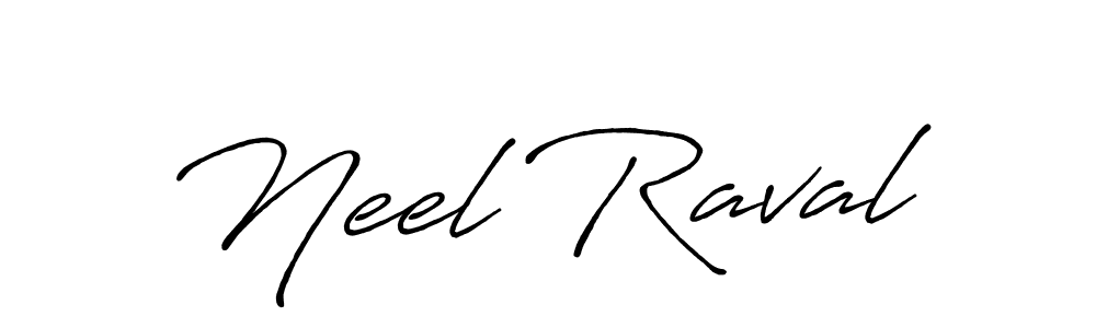 How to make Neel Raval signature? Antro_Vectra_Bolder is a professional autograph style. Create handwritten signature for Neel Raval name. Neel Raval signature style 7 images and pictures png