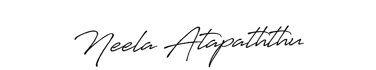 Check out images of Autograph of Neela Atapaththu name. Actor Neela Atapaththu Signature Style. Antro_Vectra_Bolder is a professional sign style online. Neela Atapaththu signature style 7 images and pictures png