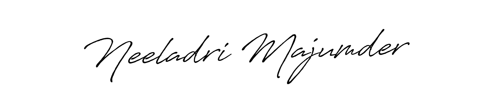 Neeladri Majumder stylish signature style. Best Handwritten Sign (Antro_Vectra_Bolder) for my name. Handwritten Signature Collection Ideas for my name Neeladri Majumder. Neeladri Majumder signature style 7 images and pictures png