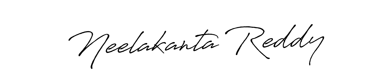 Use a signature maker to create a handwritten signature online. With this signature software, you can design (Antro_Vectra_Bolder) your own signature for name Neelakanta Reddy. Neelakanta Reddy signature style 7 images and pictures png