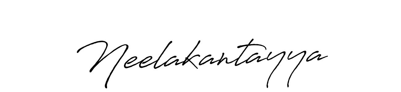 Neelakantayya stylish signature style. Best Handwritten Sign (Antro_Vectra_Bolder) for my name. Handwritten Signature Collection Ideas for my name Neelakantayya. Neelakantayya signature style 7 images and pictures png