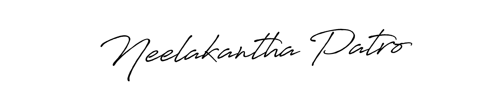 Also You can easily find your signature by using the search form. We will create Neelakantha Patro name handwritten signature images for you free of cost using Antro_Vectra_Bolder sign style. Neelakantha Patro signature style 7 images and pictures png