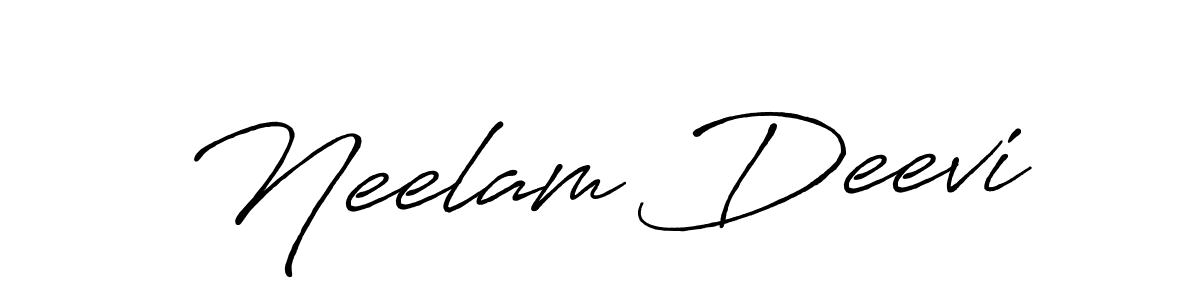 The best way (Antro_Vectra_Bolder) to make a short signature is to pick only two or three words in your name. The name Neelam Deevi include a total of six letters. For converting this name. Neelam Deevi signature style 7 images and pictures png