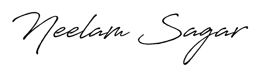 Personalize your online presence with Neelam Sagar signature rendered in elegant Antro_Vectra_Bolder font. Great for website footers and blogs. Neelam Sagar signature style 7 images and pictures png