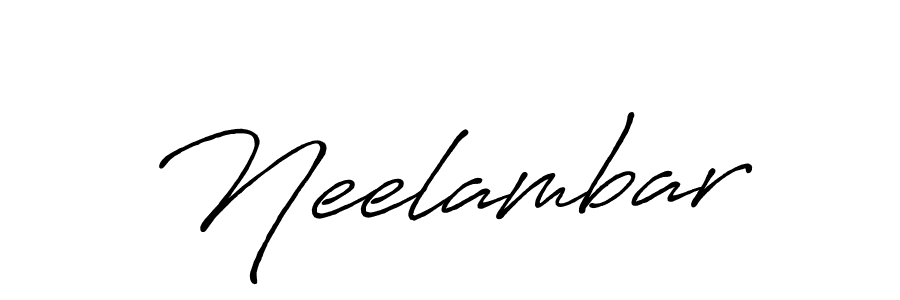 Also we have Neelambar name is the best signature style. Create professional handwritten signature collection using Antro_Vectra_Bolder autograph style. Neelambar signature style 7 images and pictures png