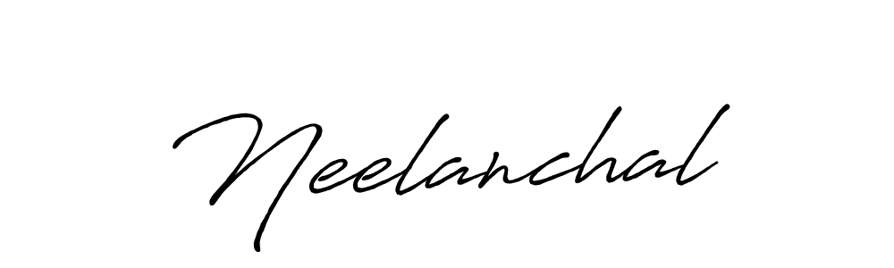 Make a beautiful signature design for name Neelanchal. Use this online signature maker to create a handwritten signature for free. Neelanchal signature style 7 images and pictures png