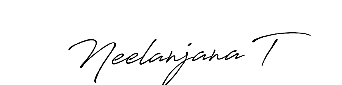Use a signature maker to create a handwritten signature online. With this signature software, you can design (Antro_Vectra_Bolder) your own signature for name Neelanjana T. Neelanjana T signature style 7 images and pictures png