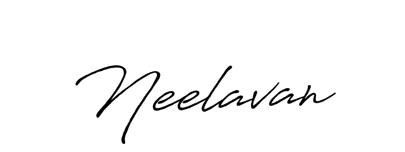 Make a beautiful signature design for name Neelavan. With this signature (Antro_Vectra_Bolder) style, you can create a handwritten signature for free. Neelavan signature style 7 images and pictures png