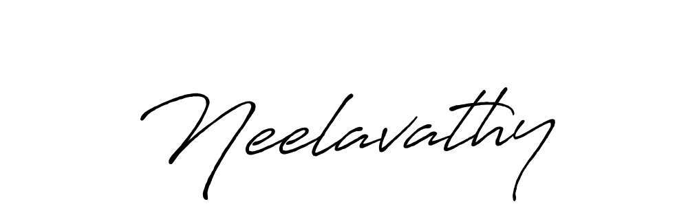 Design your own signature with our free online signature maker. With this signature software, you can create a handwritten (Antro_Vectra_Bolder) signature for name Neelavathy. Neelavathy signature style 7 images and pictures png