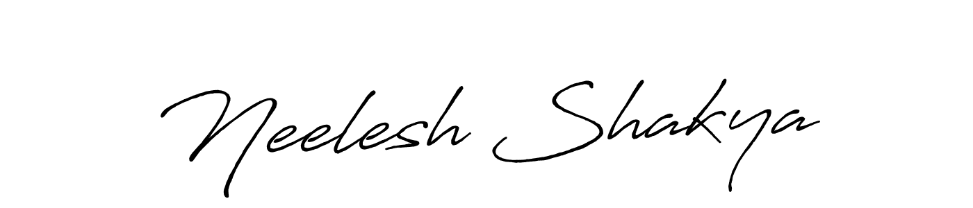 It looks lik you need a new signature style for name Neelesh Shakya. Design unique handwritten (Antro_Vectra_Bolder) signature with our free signature maker in just a few clicks. Neelesh Shakya signature style 7 images and pictures png