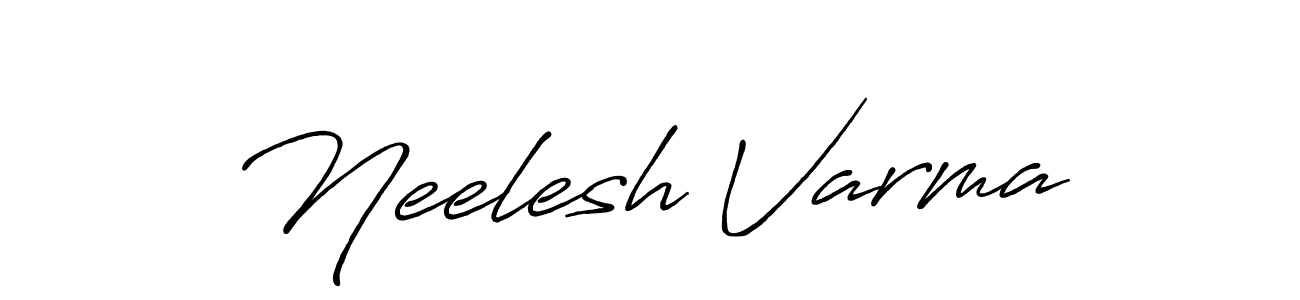 Also You can easily find your signature by using the search form. We will create Neelesh Varma name handwritten signature images for you free of cost using Antro_Vectra_Bolder sign style. Neelesh Varma signature style 7 images and pictures png