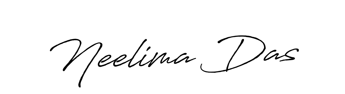 How to make Neelima Das name signature. Use Antro_Vectra_Bolder style for creating short signs online. This is the latest handwritten sign. Neelima Das signature style 7 images and pictures png