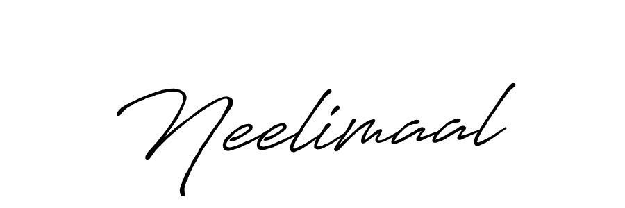 You should practise on your own different ways (Antro_Vectra_Bolder) to write your name (Neelimaal) in signature. don't let someone else do it for you. Neelimaal signature style 7 images and pictures png