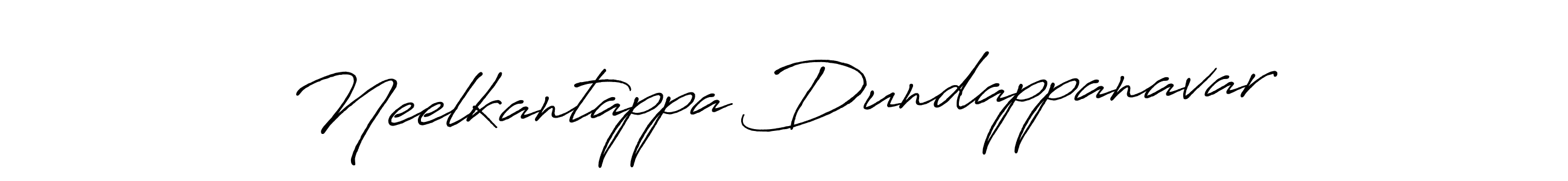 Create a beautiful signature design for name Neelkantappa Dundappanavar. With this signature (Antro_Vectra_Bolder) fonts, you can make a handwritten signature for free. Neelkantappa Dundappanavar signature style 7 images and pictures png