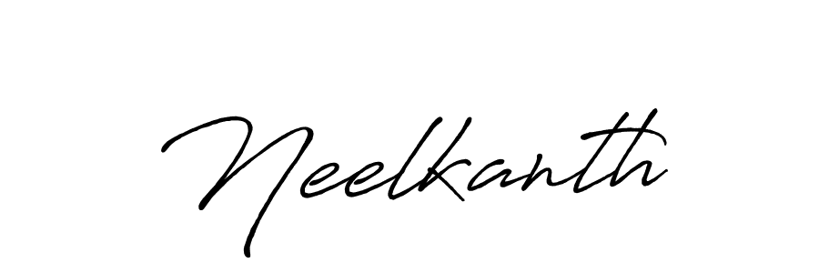 Create a beautiful signature design for name Neelkanth. With this signature (Antro_Vectra_Bolder) fonts, you can make a handwritten signature for free. Neelkanth signature style 7 images and pictures png