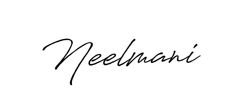 Make a beautiful signature design for name Neelmani. Use this online signature maker to create a handwritten signature for free. Neelmani signature style 7 images and pictures png