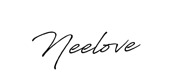 The best way (Antro_Vectra_Bolder) to make a short signature is to pick only two or three words in your name. The name Neelove include a total of six letters. For converting this name. Neelove signature style 7 images and pictures png