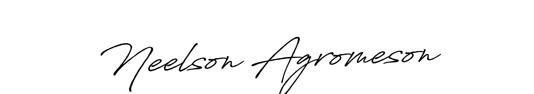 Also we have Neelson Agromeson name is the best signature style. Create professional handwritten signature collection using Antro_Vectra_Bolder autograph style. Neelson Agromeson signature style 7 images and pictures png