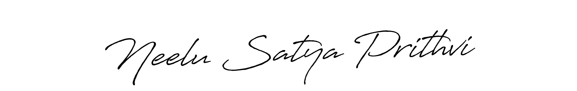 This is the best signature style for the Neelu Satya Prithvi name. Also you like these signature font (Antro_Vectra_Bolder). Mix name signature. Neelu Satya Prithvi signature style 7 images and pictures png