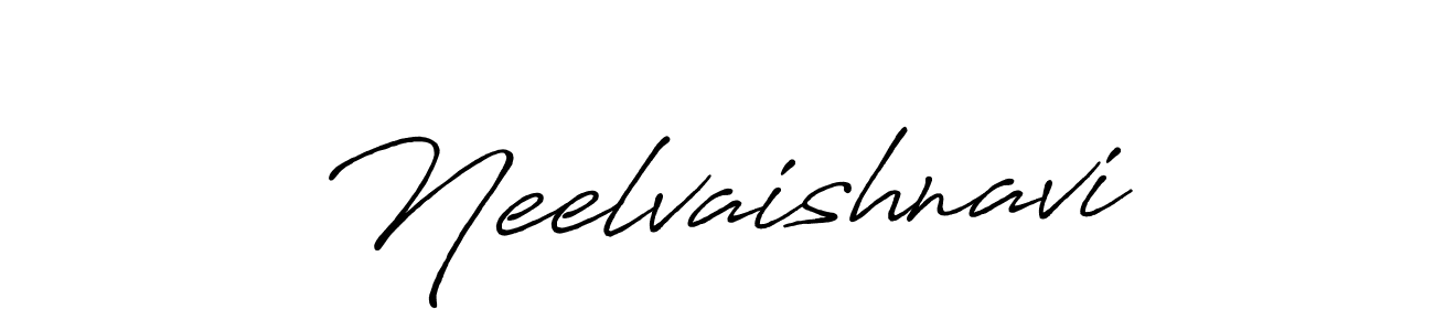 Create a beautiful signature design for name Neelvaishnavi. With this signature (Antro_Vectra_Bolder) fonts, you can make a handwritten signature for free. Neelvaishnavi signature style 7 images and pictures png