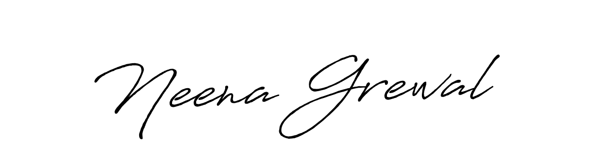 Similarly Antro_Vectra_Bolder is the best handwritten signature design. Signature creator online .You can use it as an online autograph creator for name Neena Grewal. Neena Grewal signature style 7 images and pictures png