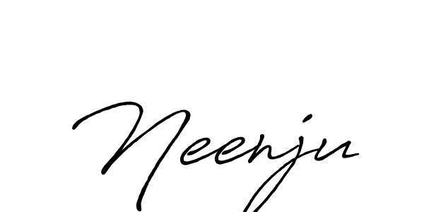 You should practise on your own different ways (Antro_Vectra_Bolder) to write your name (Neenju) in signature. don't let someone else do it for you. Neenju signature style 7 images and pictures png