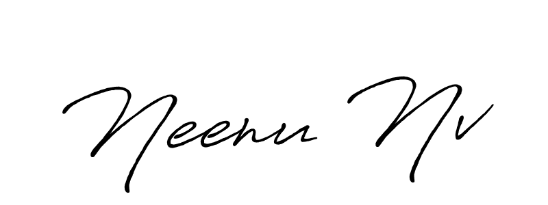 This is the best signature style for the Neenu Nv name. Also you like these signature font (Antro_Vectra_Bolder). Mix name signature. Neenu Nv signature style 7 images and pictures png