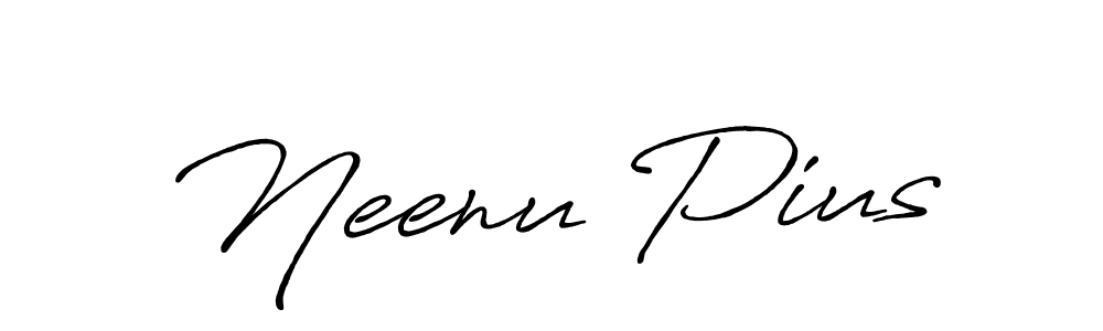 It looks lik you need a new signature style for name Neenu Pius. Design unique handwritten (Antro_Vectra_Bolder) signature with our free signature maker in just a few clicks. Neenu Pius signature style 7 images and pictures png