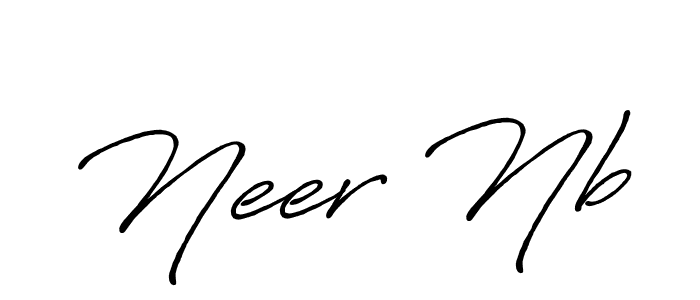 It looks lik you need a new signature style for name Neer Nb. Design unique handwritten (Antro_Vectra_Bolder) signature with our free signature maker in just a few clicks. Neer Nb signature style 7 images and pictures png