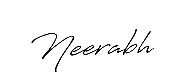 Best and Professional Signature Style for Neerabh. Antro_Vectra_Bolder Best Signature Style Collection. Neerabh signature style 7 images and pictures png