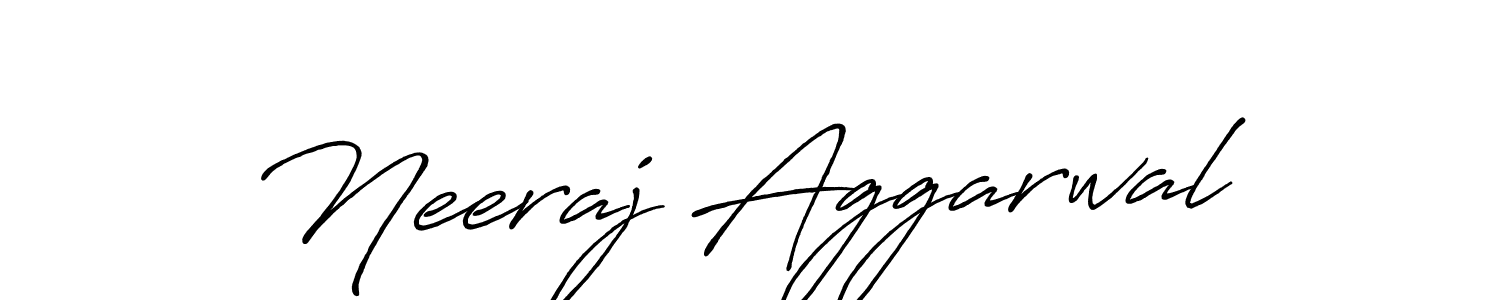 Design your own signature with our free online signature maker. With this signature software, you can create a handwritten (Antro_Vectra_Bolder) signature for name Neeraj Aggarwal. Neeraj Aggarwal signature style 7 images and pictures png