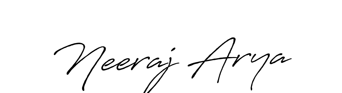 How to make Neeraj Arya signature? Antro_Vectra_Bolder is a professional autograph style. Create handwritten signature for Neeraj Arya name. Neeraj Arya signature style 7 images and pictures png