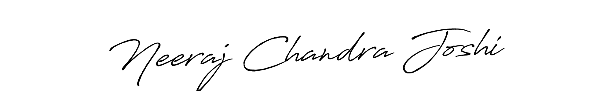 Use a signature maker to create a handwritten signature online. With this signature software, you can design (Antro_Vectra_Bolder) your own signature for name Neeraj Chandra Joshi. Neeraj Chandra Joshi signature style 7 images and pictures png