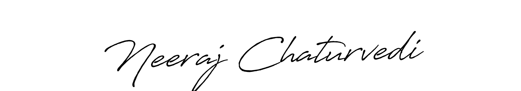 Antro_Vectra_Bolder is a professional signature style that is perfect for those who want to add a touch of class to their signature. It is also a great choice for those who want to make their signature more unique. Get Neeraj Chaturvedi name to fancy signature for free. Neeraj Chaturvedi signature style 7 images and pictures png