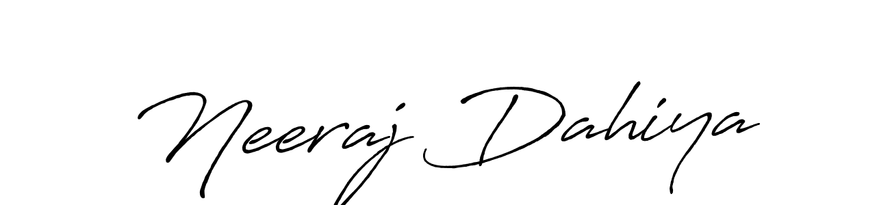 You can use this online signature creator to create a handwritten signature for the name Neeraj Dahiya. This is the best online autograph maker. Neeraj Dahiya signature style 7 images and pictures png