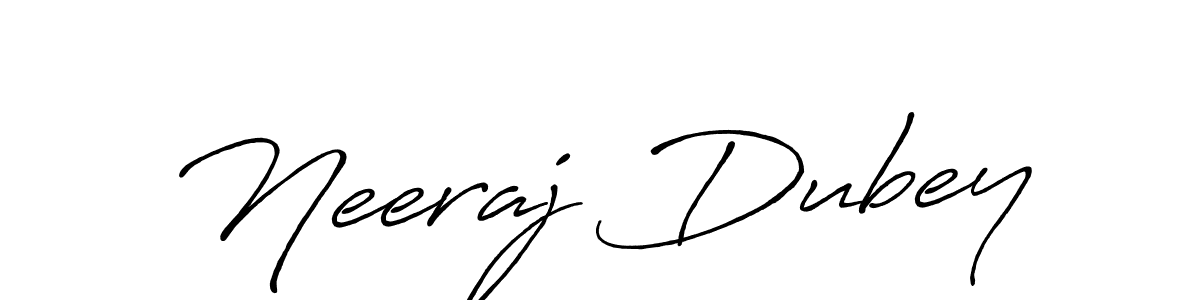 Also we have Neeraj Dubey name is the best signature style. Create professional handwritten signature collection using Antro_Vectra_Bolder autograph style. Neeraj Dubey signature style 7 images and pictures png