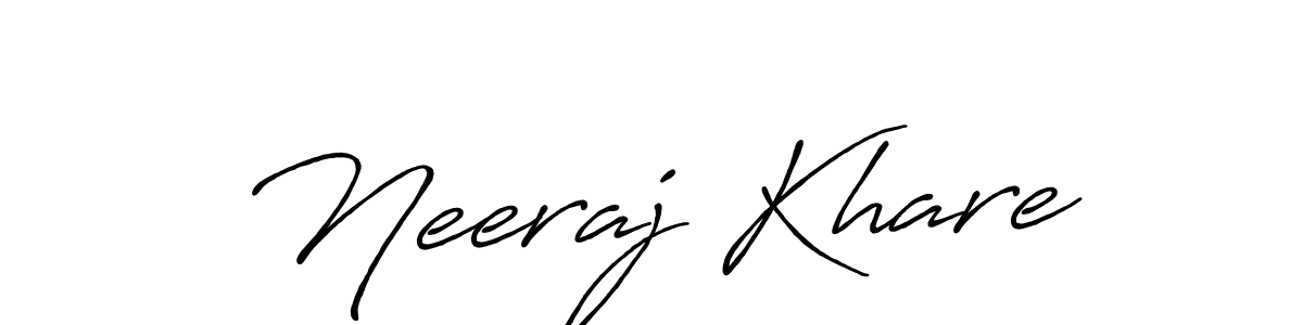 Similarly Antro_Vectra_Bolder is the best handwritten signature design. Signature creator online .You can use it as an online autograph creator for name Neeraj Khare. Neeraj Khare signature style 7 images and pictures png